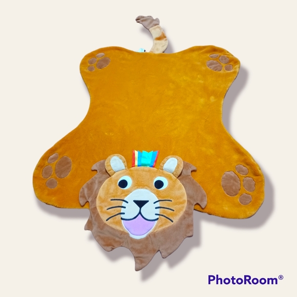 ✓Dinsey Baby Einstein Large Lion Blanket Tummy Time Flat Play Mat Nursery - Picture 1 of 7